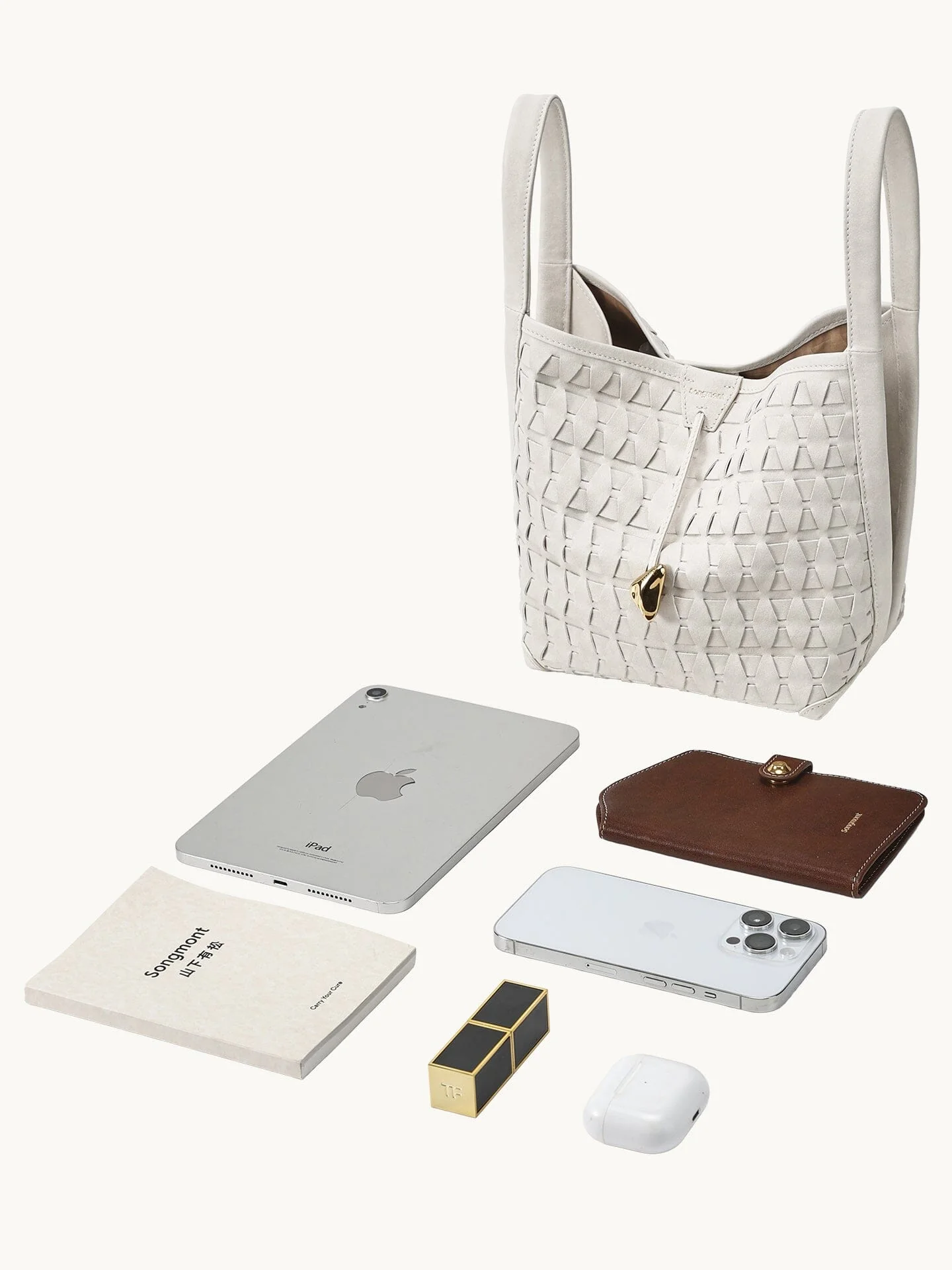 Lattice Bucket Bag - Image 12