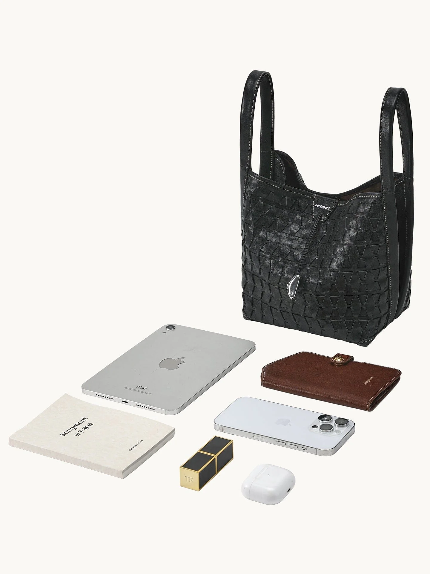 Lattice Bucket Bag - Image 11