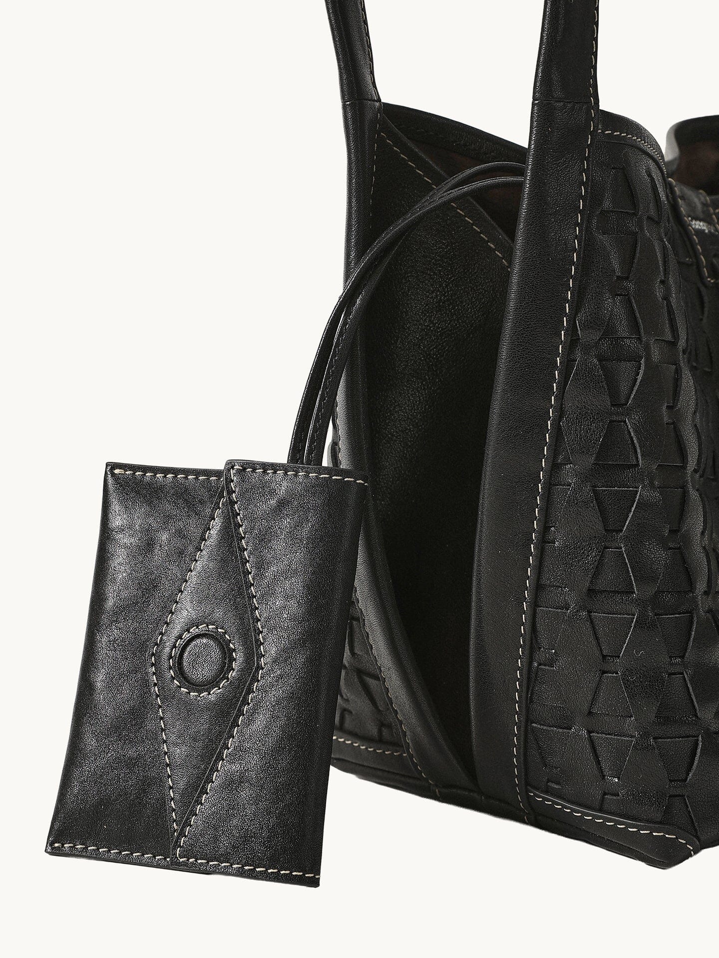 Lattice Bucket Bag - Image 8